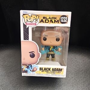 Funko Black Adam Figure with Blue and Black Accents